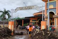 Puluhan rumah terdapak banjir bandang di Desa Kendit, Situbondo,(Ist).