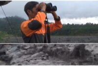 BPBD Lumajang siaga antisipasi banjir lahar gunung semeru.(Ist)