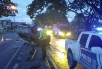 Kondisi Mobil HR-V Yang Mengalami Kecelakaan di Jalur Nasional Lamongan-Babat,(Ist).