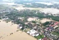 Hujan selama sepekan mengakibatkan 7 kecamtan di Ponorogo banjir,(Ist).