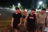 Pelaku pembacoka penonton lomba lari di Situbondo diamankan ke Mapolres Situbondo,(Ist).