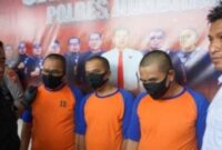 Tiga tersangka penyelewengan solar subsidi di Jombang,(Ist).