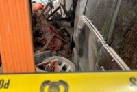 Kondisi rumah yang mengalami ledakan di Mojokerto,(Ist).