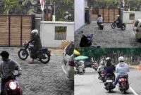 Aksi pencurian motor di Tuban terekam CCTV dan viral di medsos (Foto: Tangkapan layar/Ist).