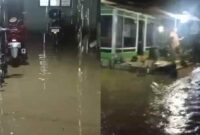 Puluhan rumah warga Mlandingan terendam banjir (Foto: Fia Rahma/Liputansatu.id).