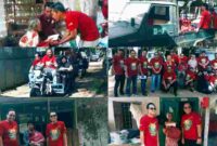 Pantai kelapa bagikan paket bantuan bagi warga kurang mampu, (Assayid Annazili/Liputansatu.id).