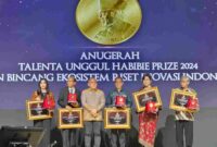 Prof Brian Yuliarto raih Habibie prize 2024, (Ist).