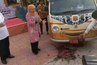 Dihadiri Gubernur Jatim, peluncuran Si Mas Ganteng generasi 2 diharapkan mampu menjangkau pelosok Tuban,(Assayid Annazili/Liputansatu.id).