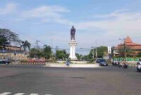 Langit cerah di perkotaan Kabupaten Tuban,(Assayid Annazili/Liputansatu.id).