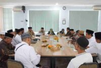 Kantor Kementerian Agama Kabupaten Tuban menggelar rapat koordinasi intensif terkait penyusunan pramanifes jemaah haji,(Assayid Anazili/Liputansatu.id).