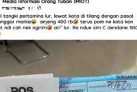 Satlantas Polres Tuban tilang truk tangki Pertamina,(Tangkapan layar/Ist).