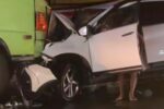 Kecelakaan Adu Banteng di Jalan Tuban-Widang: Toyota Rush vs Truk Tronton, 5 Orang Luka-Luka Kecelakaan Toyota Rush vs Truk Tronton Tikungan Tunah