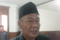 Wabup Tuban Joko Sarwono menyatakan Pemkab Tuban mendorong percepatan penyelesaian Proyek PSN untuk menanggulangi bencana banjir, (Assayid Annazili/Liputansatu.id).