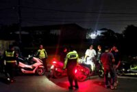 35 motor diamankan kepolisian Resor Tuban dalam operasi pencegahan balap liar di Jl Sukarno-Hatta pada Minggu dinihari (15/06/2025).(Aji Swasto/Liputansatu.id).