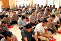 Polres Tuban gelar Dzikir dan Doa Bersama Peringati Polres Tuban Peringati HUT Bhayangkara ke-79, (Assayid Annazili/Liputansatu.id).
