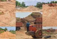 Kegiatan penambangan pasir silika di Kabupaten Tuban, (Aji Swasto/Liputansatu.id).