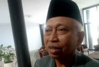 Wakil Ketua DPRD Tuban, Miyadi memberikan komentar terkait aksi pengibaran bendera One Piece di wilayah Tuban,(Aji Swasto/Liputansatu.id).