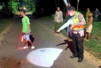 Kecelakaan maut di Jalan Semanding-Kowang diduga dipicu kondisi jalan berlubang, (Assayid Annazili/Liputansatu.id ).