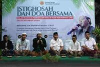 Karang Taruna Kecamatan Merakurak buktikan peran pemuda nyata. Dengan swadaya, mereka berhasil menggelar doa bersama dan tausiah Maulid Nabi Muhammad SAW, (Aji Swasto/Liputansatu.id).
