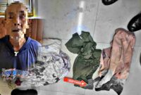 Tersangka kasus pembacokan di Desa Karangrejo, Kecamatan Bancar, Kabupaten Tuban, beserta barang bukti pakaian yang dikenakan saat kejadian diamankan pihak kepolisian untuk proses penyelidikan, (Assayid Annazili/Liputansatu.id).