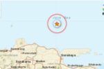 Gempa Magnitudo 4,3 Guncang Perairan Bawean, Terasa hingga Tuban Gempa Magnitudo 4,3 Guncang Perairan Bawean