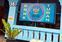 Kantor BNNK Tuban, Jl. Ronggolawe Kel No.35, Ronggomulyo, Kec. Tuban, Kabupaten Tuban, Jawa Timur 62312, (Assayid Annazili/Liputansatu.id).