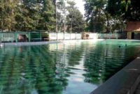 Suasana di area wisata kolam renang Bektiharjo terlihat sepi pengunjung, (Assayid Annazili/Liputansatu.id).