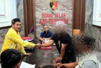 Dimediasi kepolisian, pelaku dan korban kasus pencurian Handphone sepakat berdamai, (Fia Rahma/Liputansatu.id).
