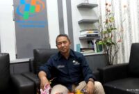 Kepala BPS, Andhie Surya Mustari menjelaskan perihal merosotnya jumlah partisipasi angkatan kerja di Tuban, (Assayid Annazili/Liputansatu.id).