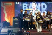 Juara Festival Band Tuban 2025 yang diadakan oleh Dinas Kebudayaan Kepemudaan Olahraga dan Pariwisata dalam rangka memperingati Hari Jadi Tuban ke - 732, (Assayid Annazili/Liputansatu.id).