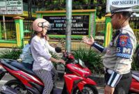 Razia kendaraan bermotor Satlantas Polres Tuban, (Assayid Annazili/Liputansatu.id).