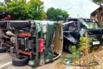 Mobil Transpas Lapas Tuban Alami Kecelakaan Tunggal di Plumpang Mobil Transpas Lapas Tuban Alami Kecelakaan