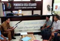 Dalam audiensi warga bersama Pemdes Kesamben, mencuat dugaan penggelapan anggaran BUMDes, (Assayid Annazili/Liputansatu.id).