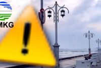 Jelang libur Nataru, BMKG mengeluarkan peringatan potensi cuaca ekstrem di Kabupaten Tuban, (Assayid Annazili/Liputansatu.id).