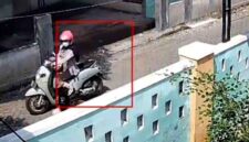 Aksi jambret yang menyasar anak-anak yang mengenakan perhiasan Terekam CCTV di Mangaran Situbondo, (Fia Rahma/Liputansatu.id).