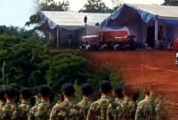 Ribuan personel gabungan TNI-Polri disiagakan menjelang kedatangan Presiden RI Prabowo Subianto pada agenda panen raya jagung nasional di Tuban, (Assayid Annazili/Liputansatu.id).