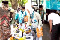 Suasana haru mewarnai penyambutan kepulangan jamaah haji Tuban, (Assayid Annazili/Liputansatu.id).