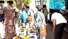 Suasana haru mewarnai penyambutan kepulangan jamaah haji Tuban, (Assayid Annazili/Liputansatu.id).