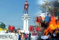 Demo di DPRD Tuban, Mahasiswa Desak Program Makan Bergizi Gratis Dihentikan, (Assayid Annazili/Liputansatu.id).