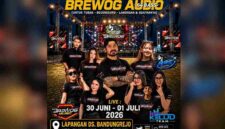 Pamflet acara Sound Horeg Brewok Audio yang beredar di platform media sosial, (Ist).