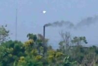 Warga mengaku telah berbulan-bulan menyaksikan kepulan asap hitam dari salah satu perusahaan di Kawasan Industri Tuban. Mereka meminta pengelola kawasan dan instansi berwenang segera melakukan pemeriksaan untuk memastikan emisi memenuhi baku mutu lingkungan, (Ist).