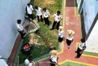 Penanganan kebocoran septic tank Lapas Kelas IIB Pasuruan, (Said /Liputansatu.id).