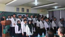 Suasana pelantikan Komisariat Himpunan Mahasiswa Islam (HMI) se-Cabang Tuban (gambar : ist.)